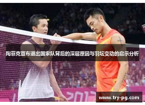 陶菲克宣布退出国家队背后的深层原因与羽坛变动的启示分析